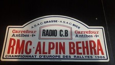 Plaque rallye rmc d'occasion  Vallauris
