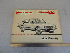 1982 alfa romeo d'occasion  Expédié en Belgium