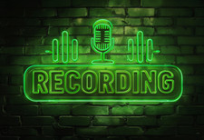 Recording neon look for sale  DUNSTABLE