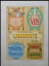 Plaque art nouveau d'occasion Plaque art nouveau d'occasion  Rennes-