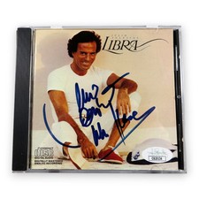 CD livreto autografado assinado por Julio Iglesias Libra JSA CB20134 comprar usado  Enviando para Brazil
