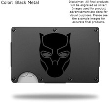 Usado, Carteira personalizada gravada a laser Black Panther - Escolha uma cor de carteira comprar usado Usado, Carteira personalizada gravada a laser Black Panther - Escolha uma cor de carteira comprar usado  Enviando para Brazil