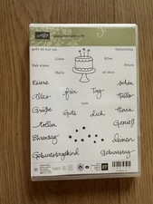 Stampin stempelset geburtstags gebraucht kaufen  Holzkirchen