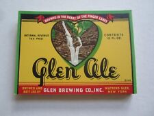 Lote Atacado de 100 Vintage Antigo - GLEN ALE - Rótulos de Cerveja - Watkins Glen N.Y. comprar usado  Enviando para Brazil