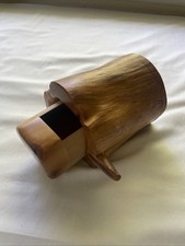 Gaveta de madeira natural vintage caixa de armazenamento gaveta inferior secreta forrada de veludo 5,5 polegadas, usado comprar usado  Enviando para Brazil