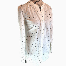 Blusa de algodão bolinhas branca OLD NAVY - tamanho M comprar usado Blusa de algodão bolinhas branca OLD NAVY - tamanho M comprar usado  Enviando para Brazil