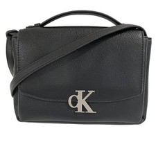 Bolsa de ombro Calvin Klein couro preto 2 vias feminina frete grátis [usada] comprar usado  Enviando para Brazil