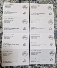 Hot drink vouchers for sale  DARLINGTON