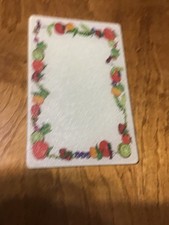 Balcão de vidro temperado vintage 12 polegadas com borda mista de frutas e vegetais, usado comprar usado  Enviando para Brazil