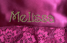 Personalised rhinestone satin for sale  HUDDERSFIELD