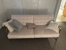 Velvet futon sofa for sale  Macomb