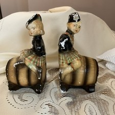 Vintage chalkware bookends.sco for sale  GLASGOW