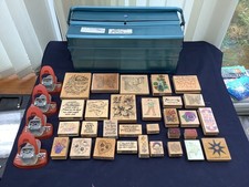 Wooden rubber stamps for sale  THETFORD