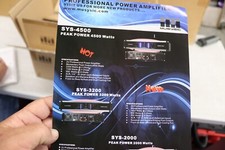 NOVO Amplificador de Potência Profissional Musysic SYS-3200 na caixa com manual comprar usado  Enviando para Brazil