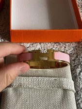 Bracelet hermes rose d'occasion  Saint-Laurent-Blangy