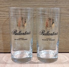 CONJUNTO ANTIGO DE DOIS COPOS ALTOS DE UÍSQUE BALLANTINE'S SCOTCH WHISKY PUBLICIDADE comprar usado  Enviando para Brazil