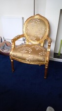 Chair gold boudoir. for sale  HYTHE