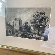 Vintage french etching for sale  CHELTENHAM