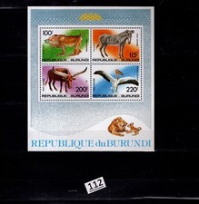 Usado, // BURUNDI - MNH - ANIMAIS SELVAGENS - ZEBRA - PÁSSAROS  comprar usado  Enviando para Brazil