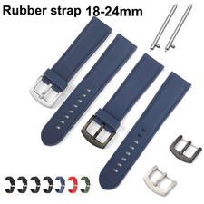 Pulseira de borracha para relógio 18mm 20mm 24mm 22mm pulseira de silicone brotos pulseira de substituição comprar usado  Enviando para Brazil