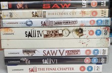 Saw dvd bundle for sale  WARRINGTON