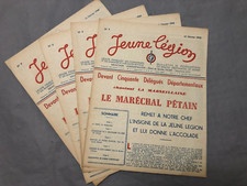 Occupation - Journal "La jeune Légion" n°7 du 15 Février 1943., używany na sprzedaż  Wysyłka do Poland