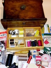 Antique wooden sewing for sale  FELIXSTOWE