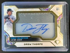 2025 Topps ícones de diamante Drew Thorpe autografado primeira relíquia de grampo de marco RC #3/10 comprar usado 2025 Topps ícones de diamante Drew Thorpe autografado primeira relíquia de grampo de marco RC #3/10 comprar usado  Enviando para Brazil
