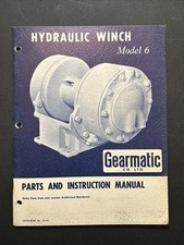 Guincho hidráulico gearmatic modelo 6 peças e manual de instruções comprar usado  Enviando para Brazil