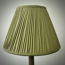 Olive green pleated for sale  BOLTON