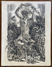 Rare gravure originale d'occasion  Nice-