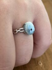 Bague larimar réglable d'occasion  Chalon-sur-Saône