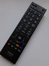 Używany, Oryginalny pilot zdalnego sterowania CT-90437 do telewizora Toshiba na sprzedaż  PL