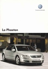 Catalogue brochure phaeton d'occasion  Palaiseau
