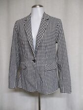 blazer plaid black white for sale  San Francisco