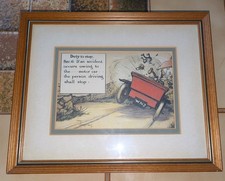 Framed print illustrated for sale  GOSPORT