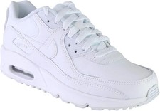 Nike Air Max 90 LTR Big Kids branco/branco-metálico prata (CD6864 100) comprar usado  Enviando para Brazil