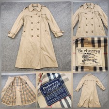 Vtg burberrys trench for sale  North Haven