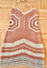 Häkelkleid hippie baumwolle gebraucht kaufen  Bellheim