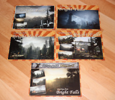 Conjunto raro de cartão postal promocional Alan Wake cartão postal saudações de Bright Falls Xbox 360, usado comprar usado  Enviando para Brazil