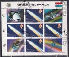 Kleinbogen  Paraguay 1986 MiNr.  3974 Halleyscher Komet Weltraum gestempelt comprar usado  Enviando para Brazil