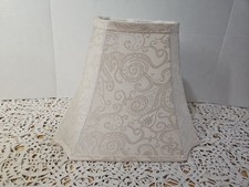 Lampshade white paisley for sale  Laconia