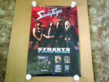 SAVATAGE STREET A ROCK OPERA RARO 1991 PÔSTER PROMOCIONAL ORIGINAL 20" X 30" comprar usado  Enviando para Brazil