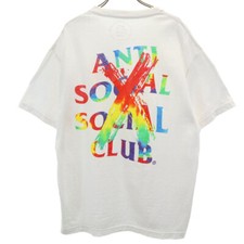 Camiseta masculina manga curta estampa traseira ANTI SOCIAL CLUB feita nos EUA, usado comprar usado  Enviando para Brazil