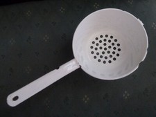 Altes weißes emaillesieb gebraucht kaufen  Auerbach