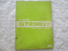 Suzuki gt250x7 wartungsanleitu gebraucht kaufen  Merseburg
