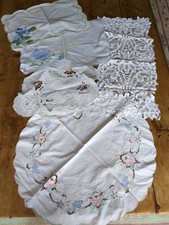 Five vintage white for sale  LEEK