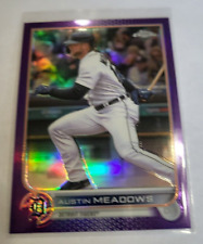2022 Topps Chrome Aggiornamento Austin Meadows - Viola - -USC41 Detroit Tigers comprar usado  Enviando para Brazil