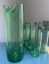 Vintage green glass for sale  SUNDERLAND