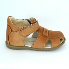 Boys girls leather sandals size 18 20 21 22 casual elegant brown buty EMEL na sprzedaż  Wysyłka do Poland
